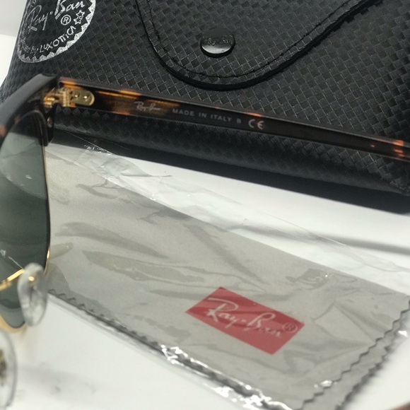 COPY - New rayban Club Master Tortoise/Gold RB3016 W036 - Picture 4 of 6